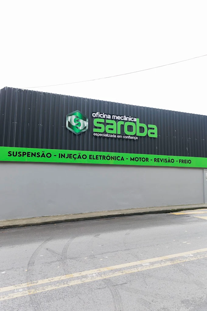 Fachada da Mecânica Saroba, oficina mecânica em Florianópolis